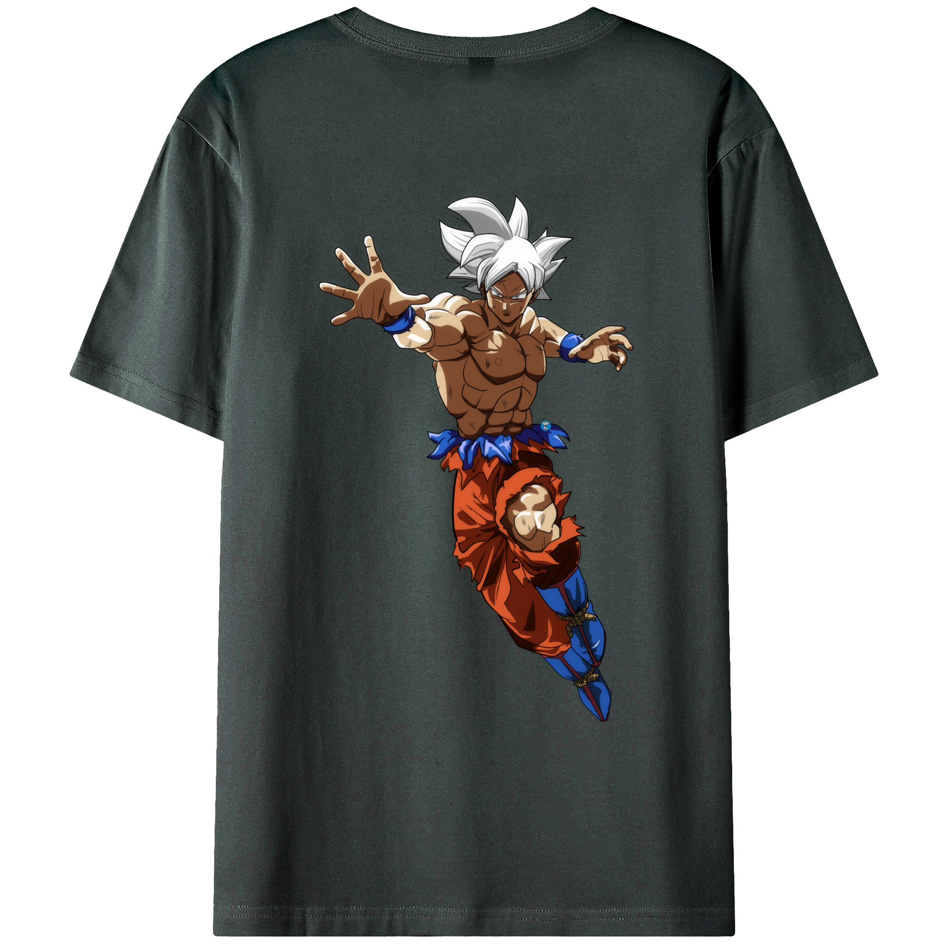 （画像用） ドラゴンボール 孫悟空（そん ごくう）Son Goku カカロット DRAGON BALL Kakarotto 綿100％ メンズ半袖Tシャツ（バックプリント） 通気性